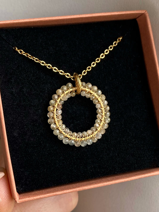 princess leia • naszyjnik z cyrkonu