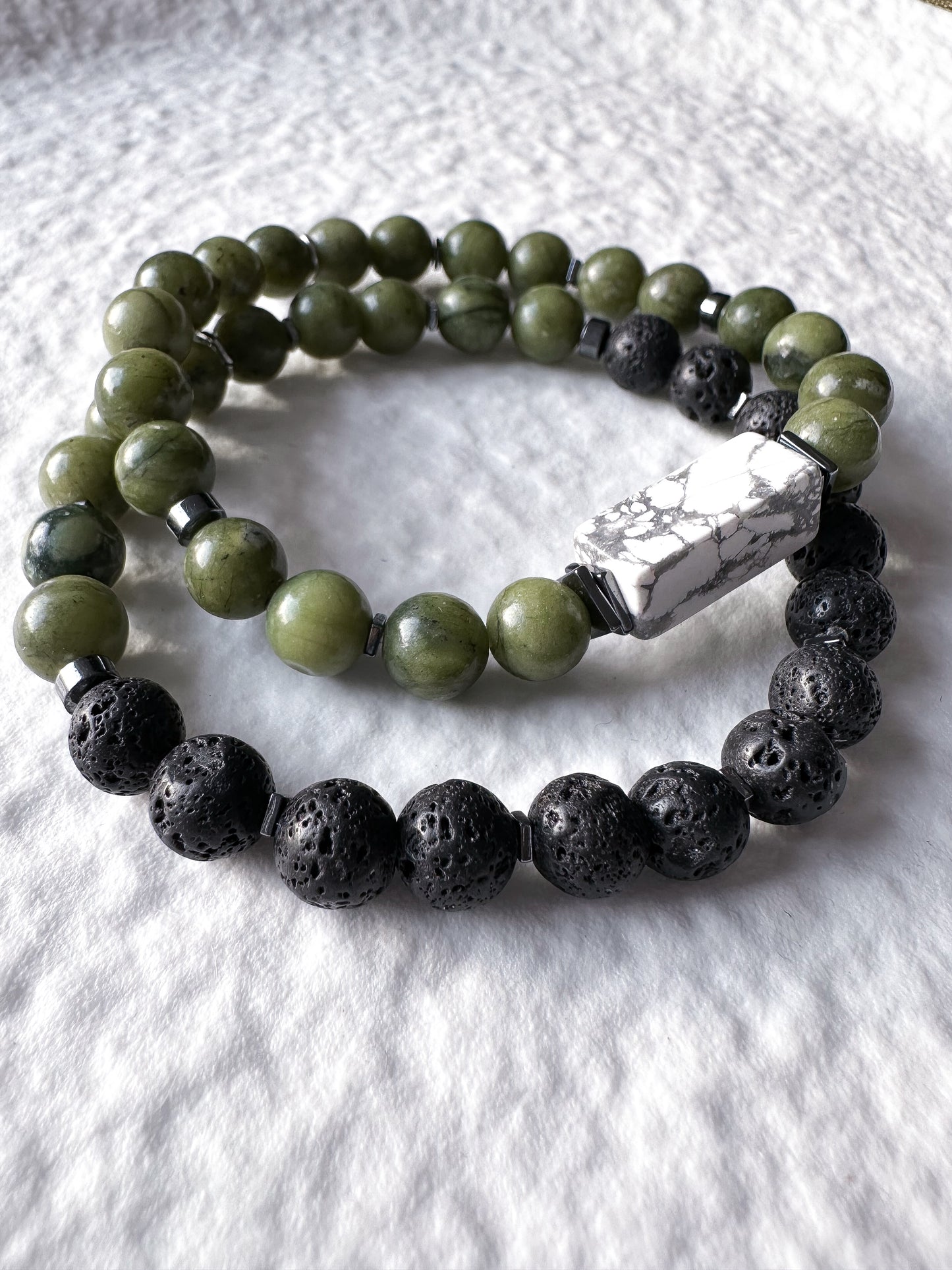 europa • komplet męskich bransoletek