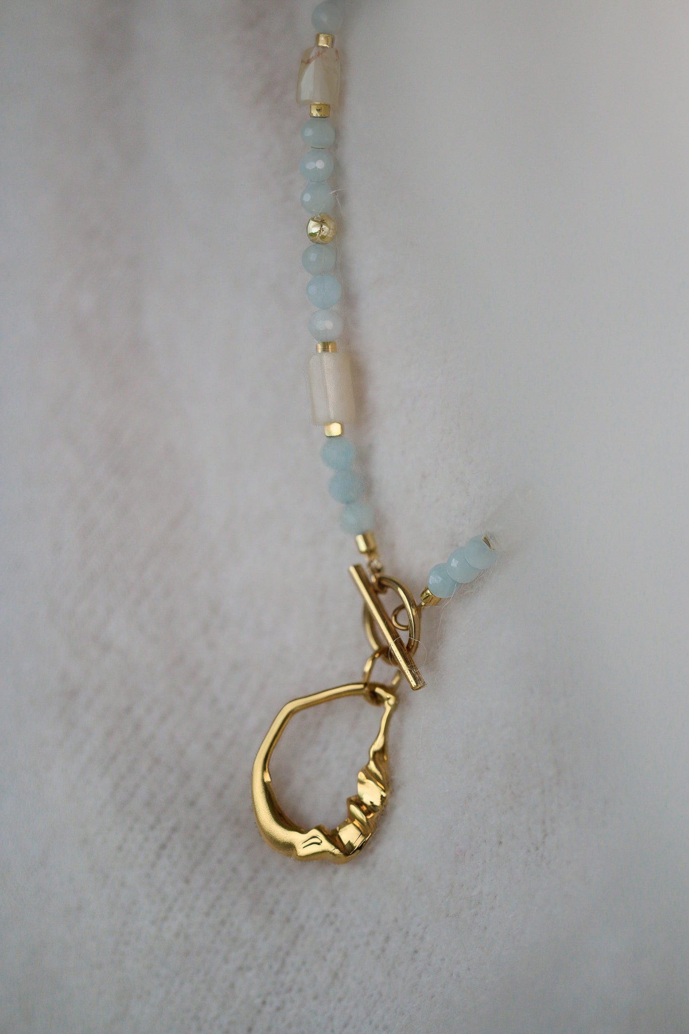 marisol • naszyjnik z akwamarynu i cytrynu