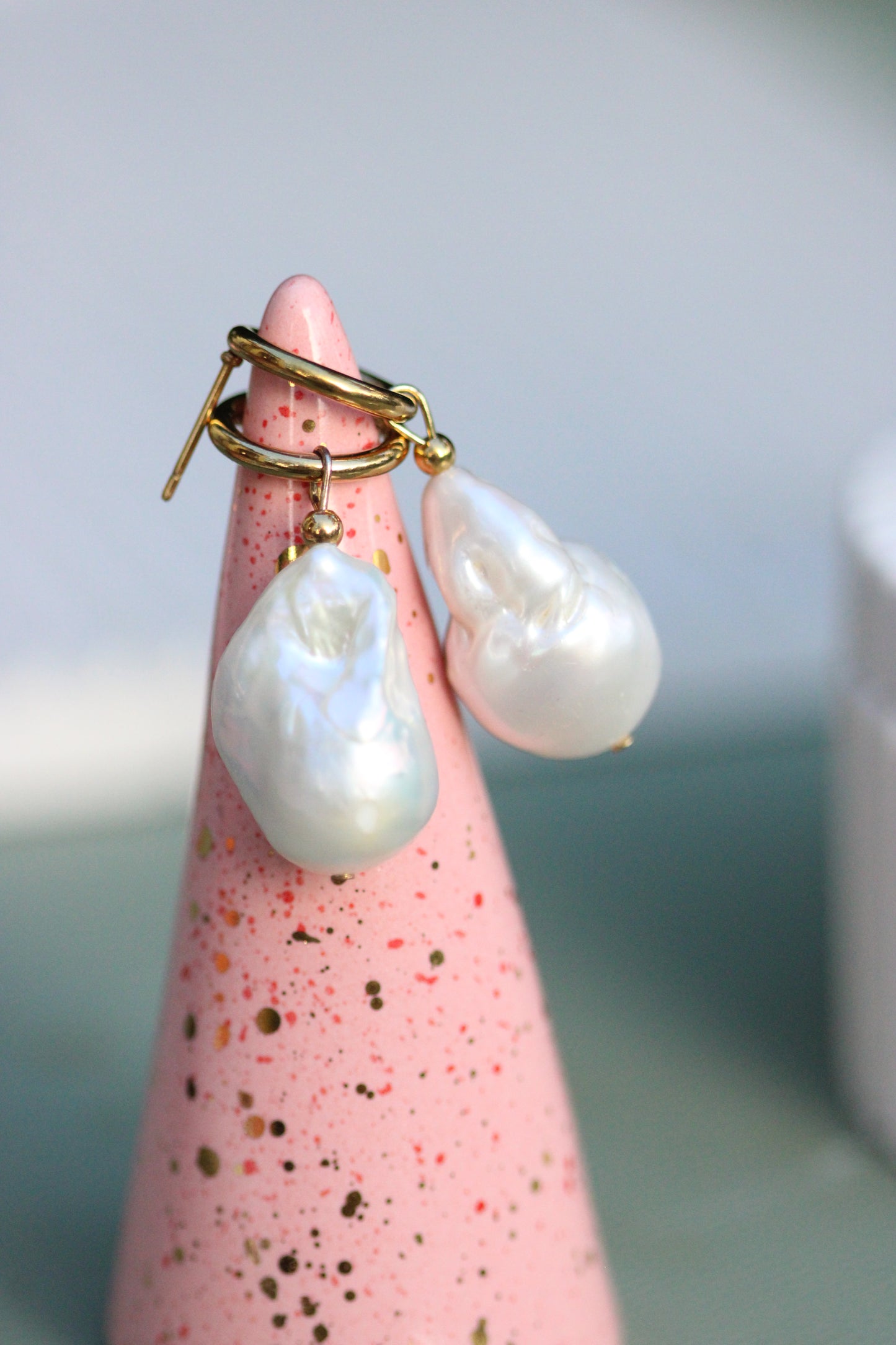 love Gianna | kolczyki z barokowymi perłami