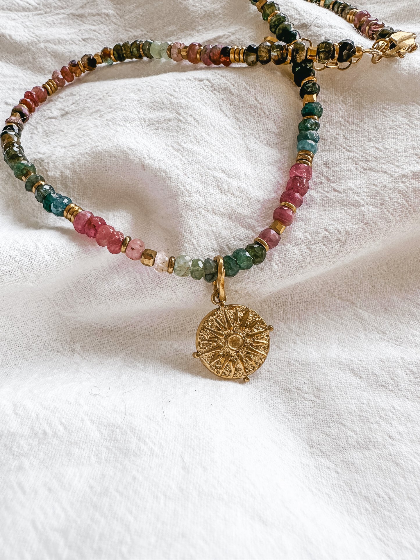 livia I • Naszyjnik z kolorowego turmalinu