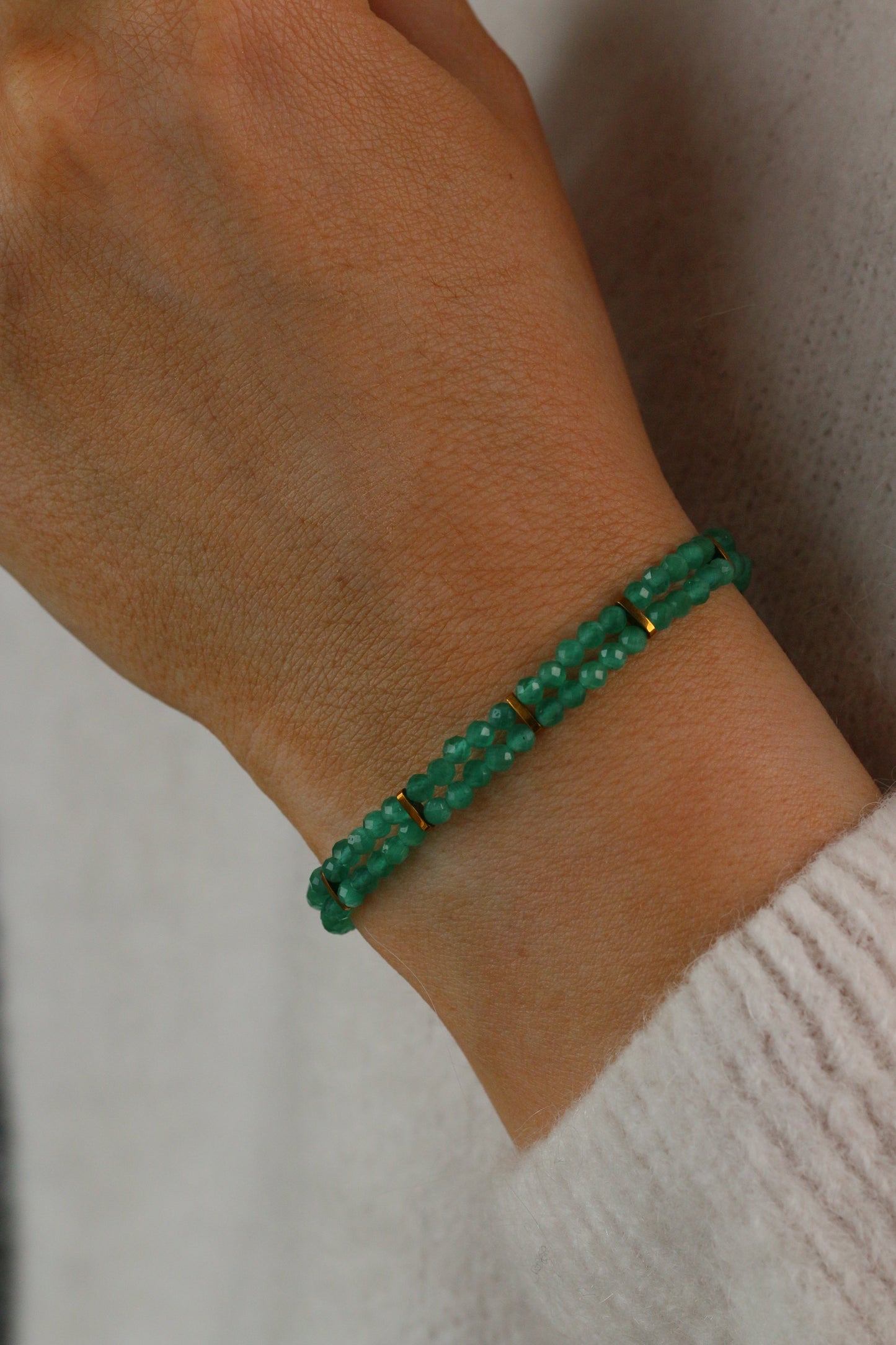 joanne • podwójna bransoletka z uleksytu