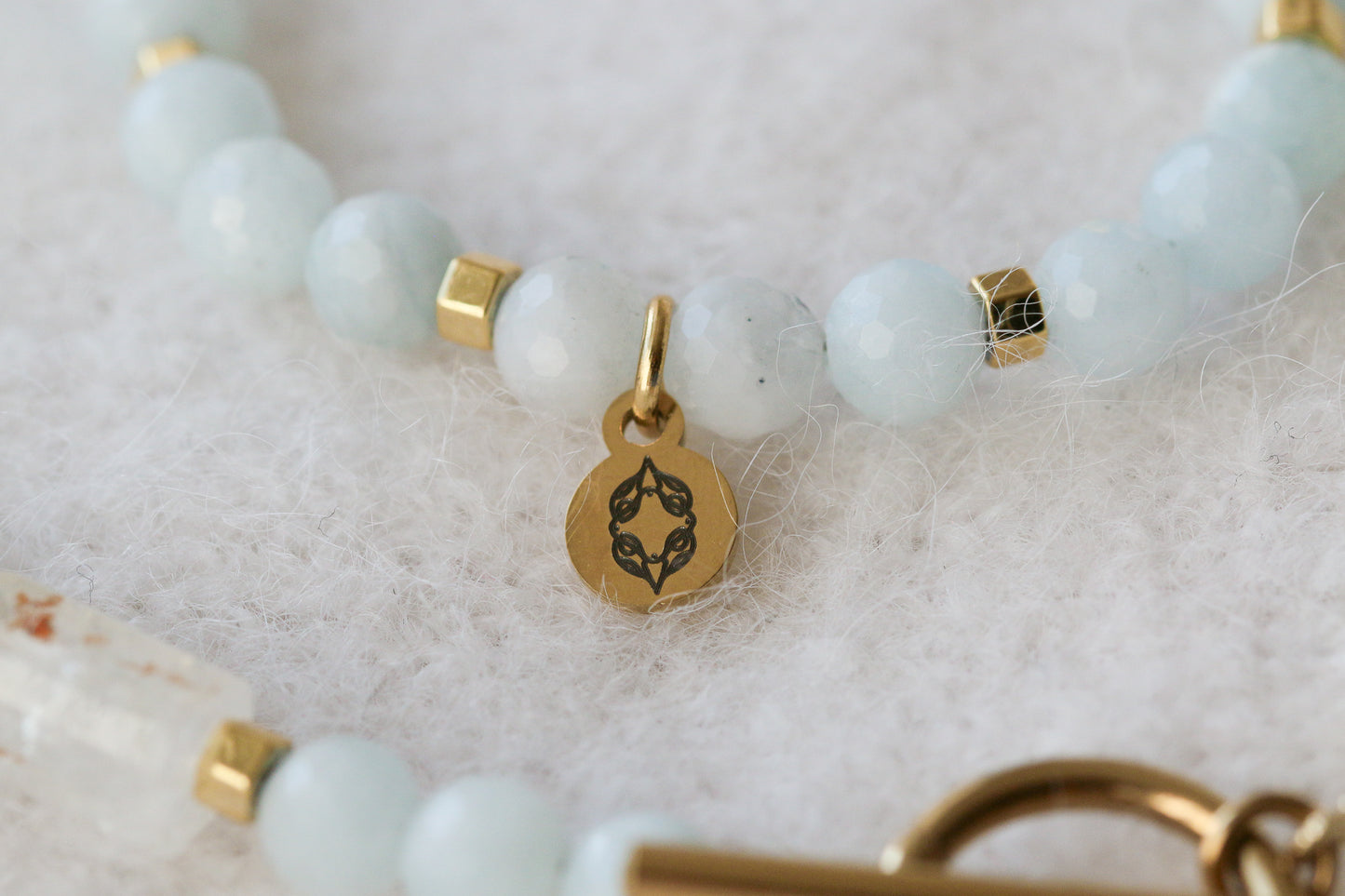 marisol • naszyjnik z akwamarynu i cytrynu