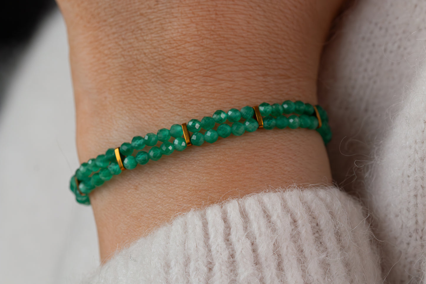 joanne • podwójna bransoletka z uleksytu