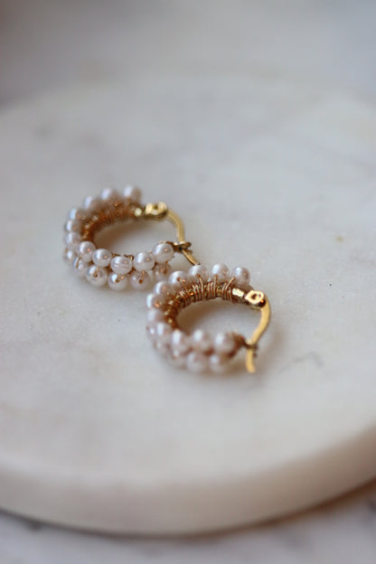 kolczyki hoop princess ALMA • małe