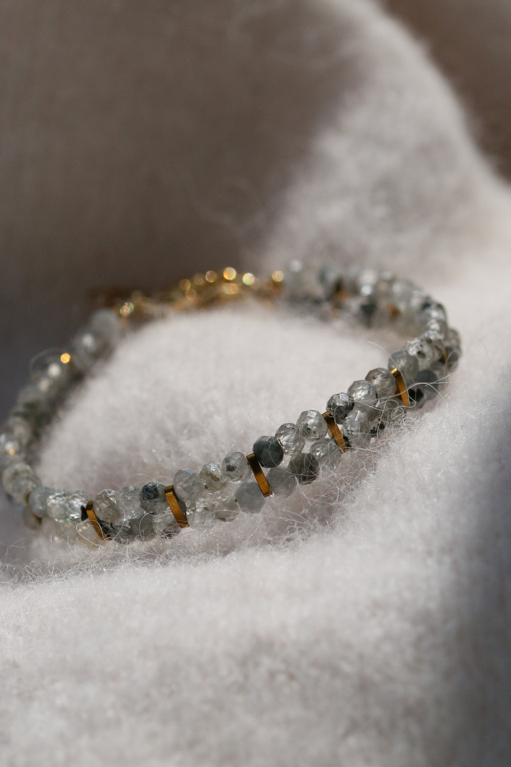 Podwójna bransoletka ELLIS z cyrkonu