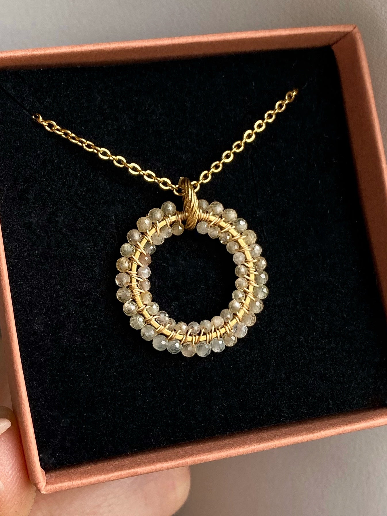 princess leia • naszyjnik z cyrkonu