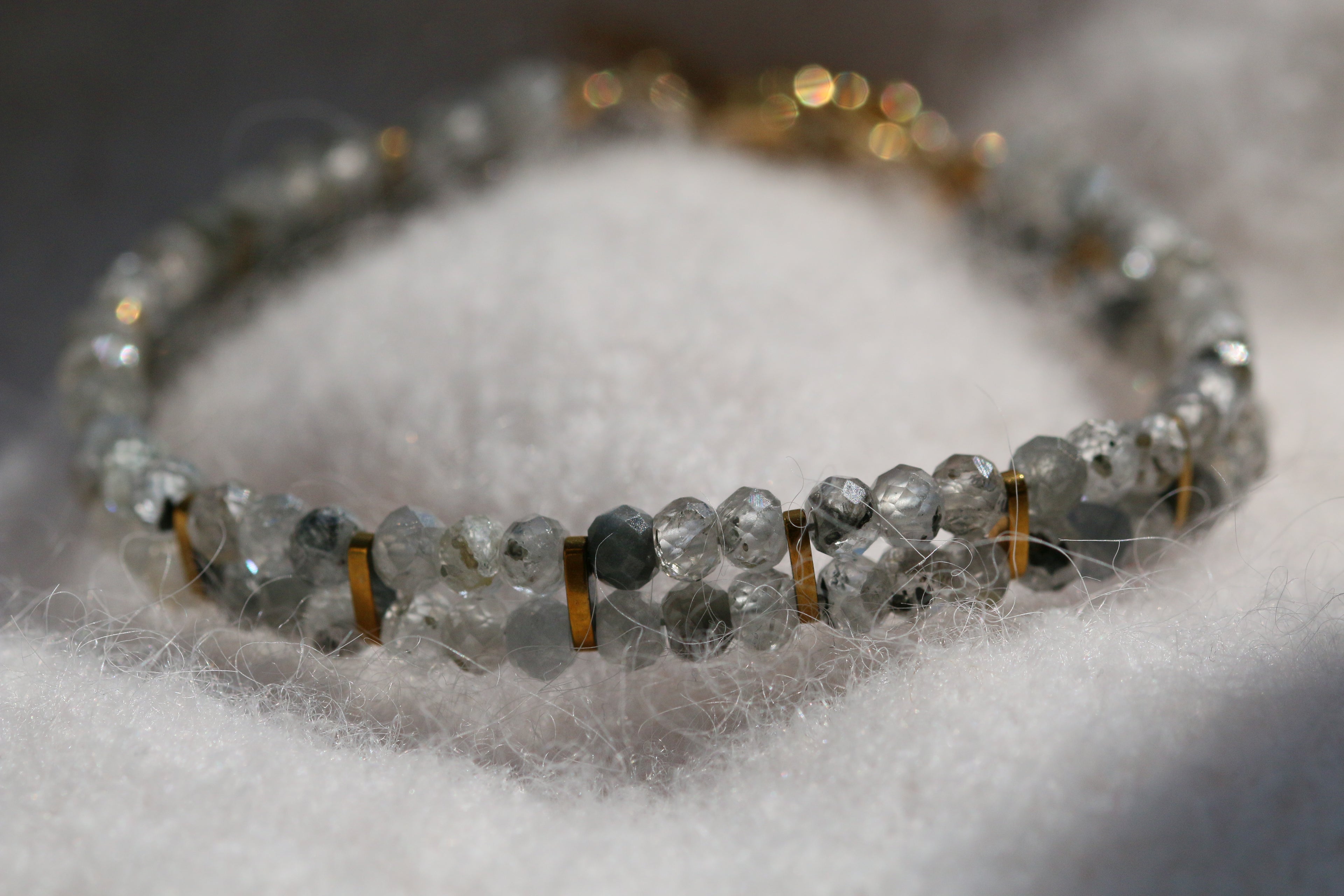 Podwójna bransoletka ELLIS z cyrkonu