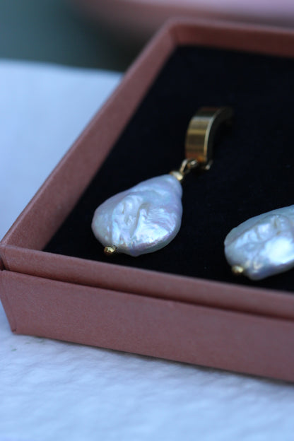 love aria • kolczyki łezki z naturalnych pereł