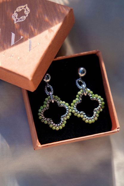 kolczyki princess LEIA MINI z diopsydu