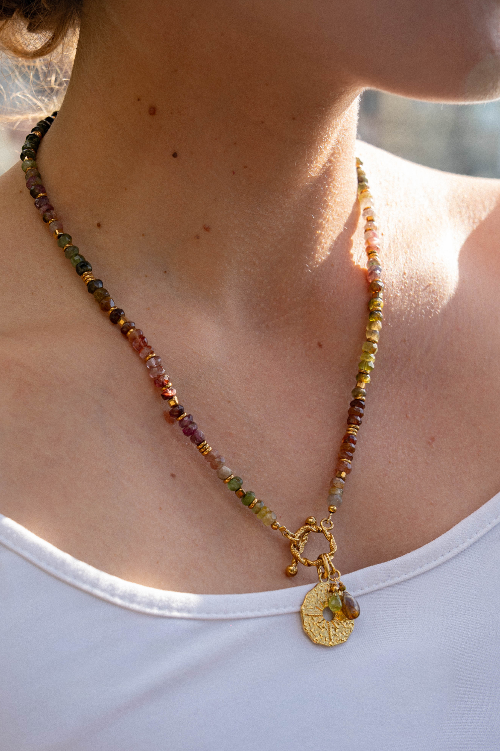 Naszyjnik LUDOVICA z kolorowego turmalinu