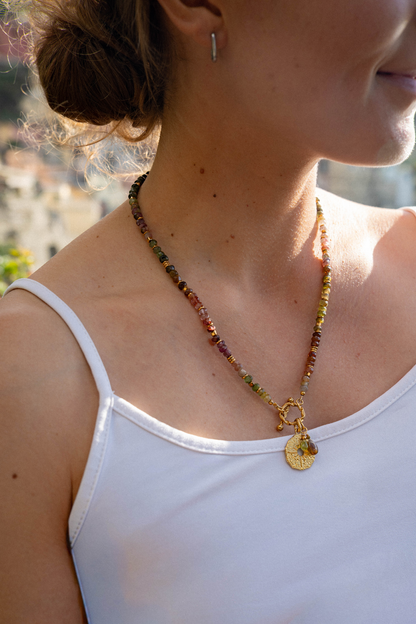 naszyjnik LUDOVICA z kolorowego turmalinu