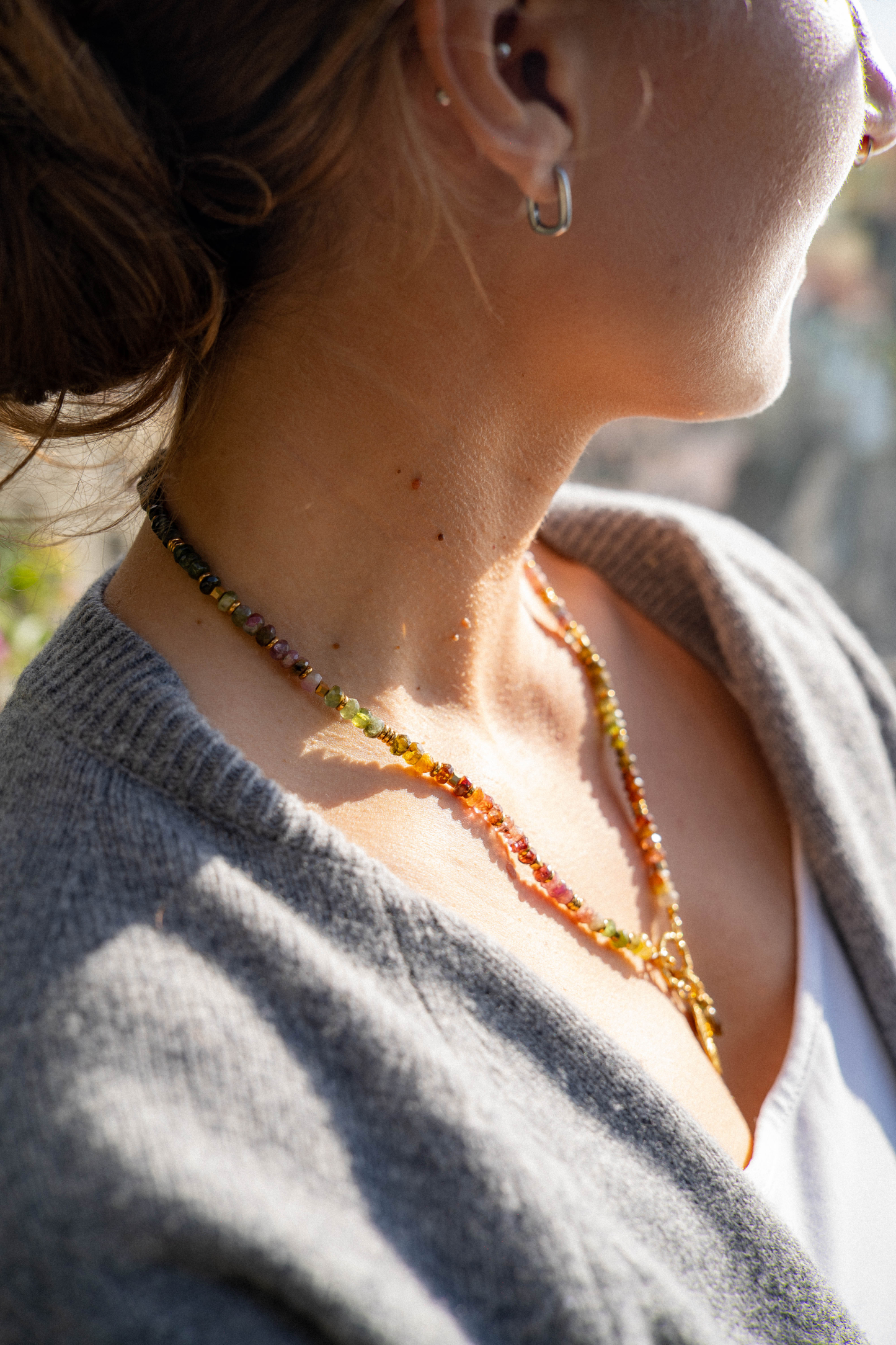 naszyjnik LUDOVICA z kolorowego turmalinu