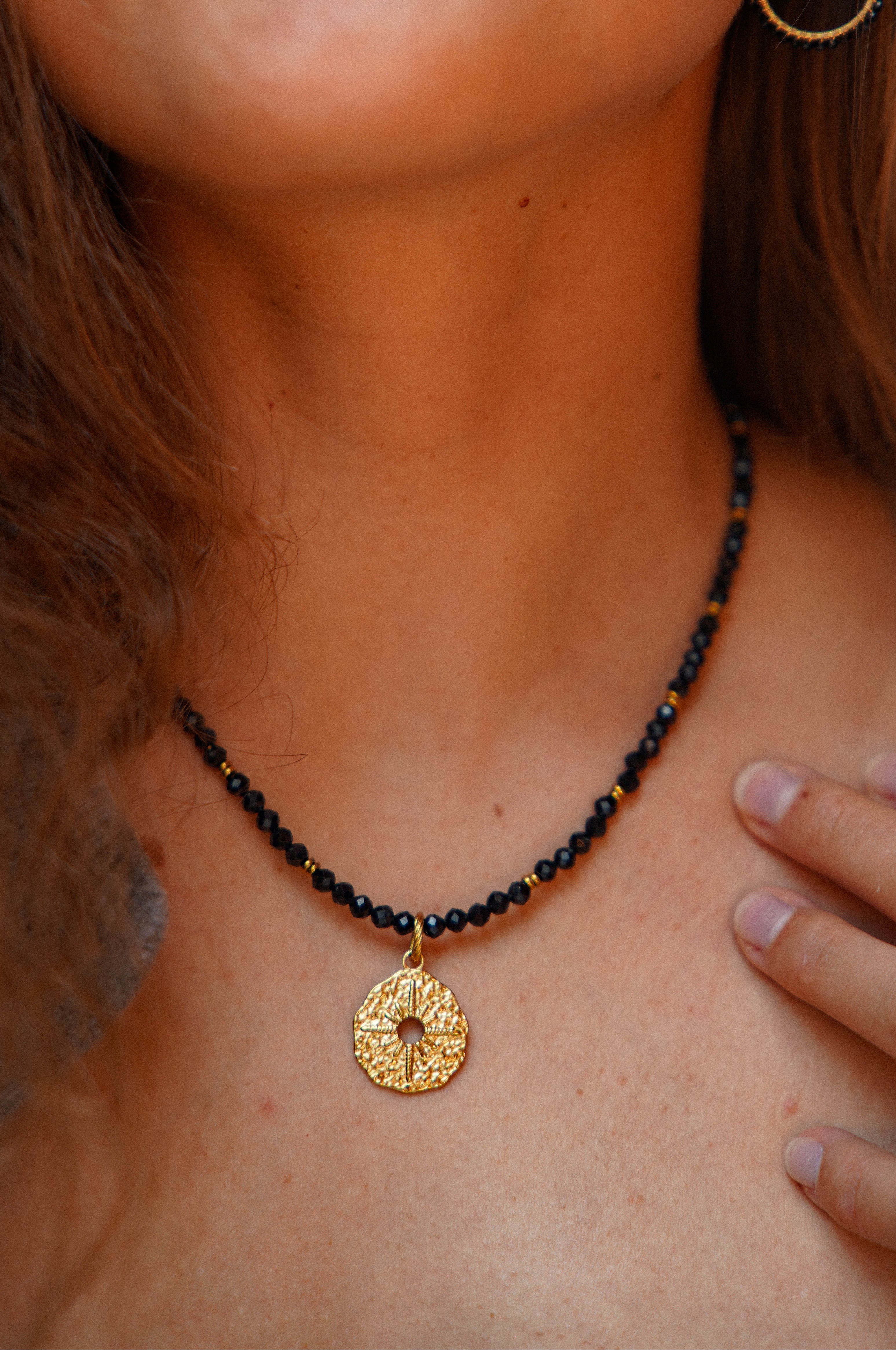 Naszyjnik MEG z czarnego turmalinu