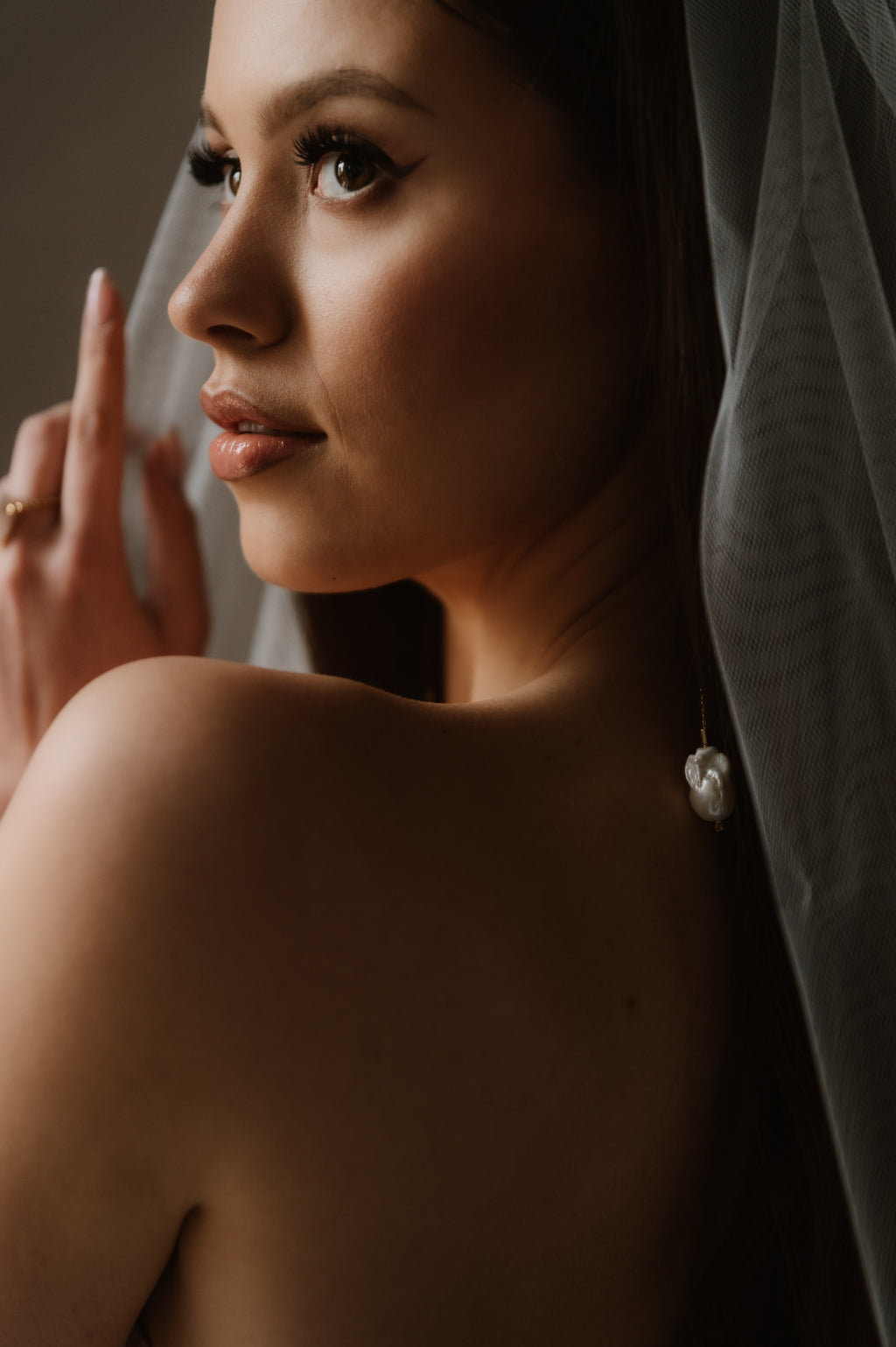 Kolczyki Love CELESTE z pereł