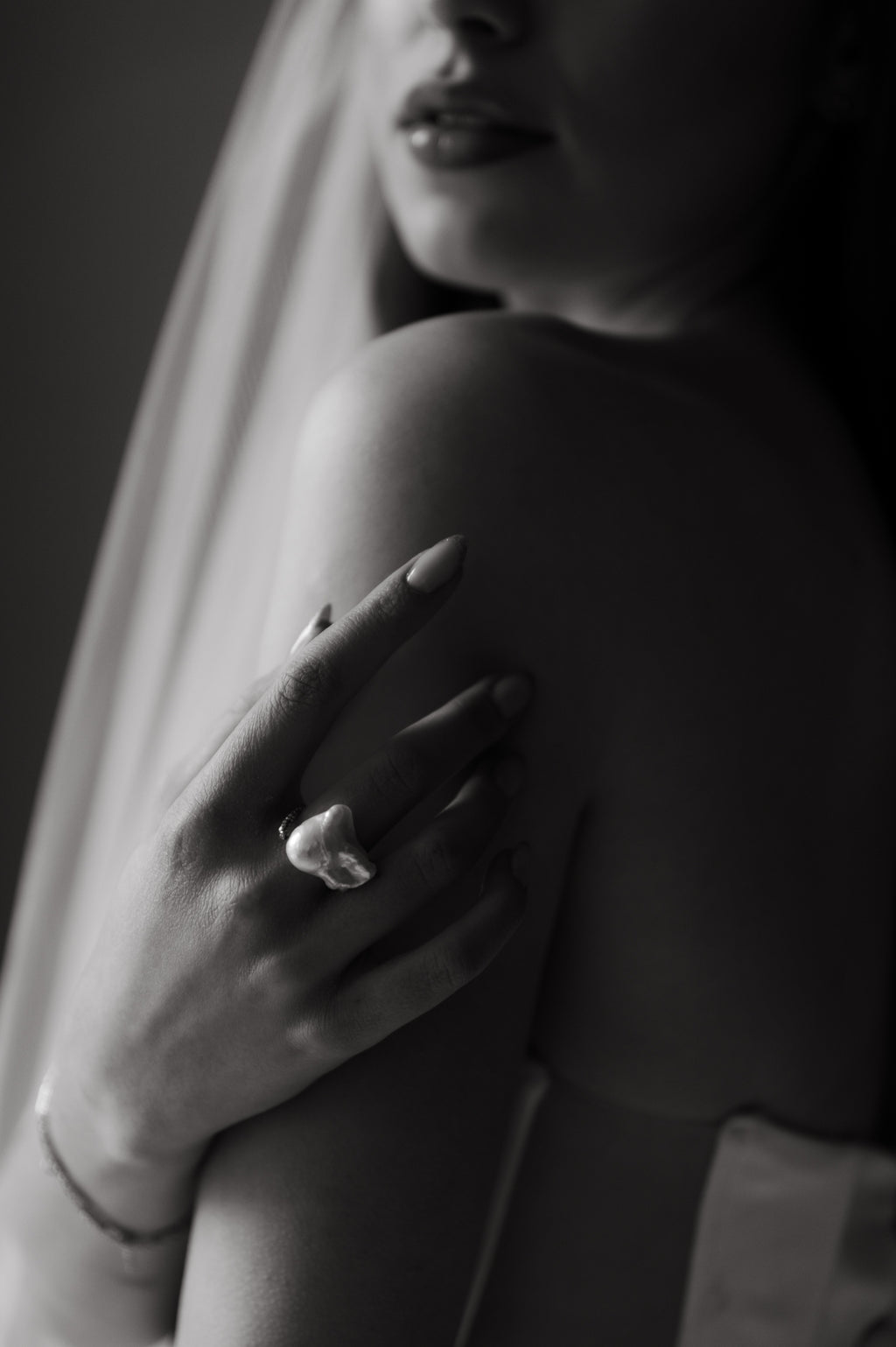 Pierścionek Love CALIA z perłą