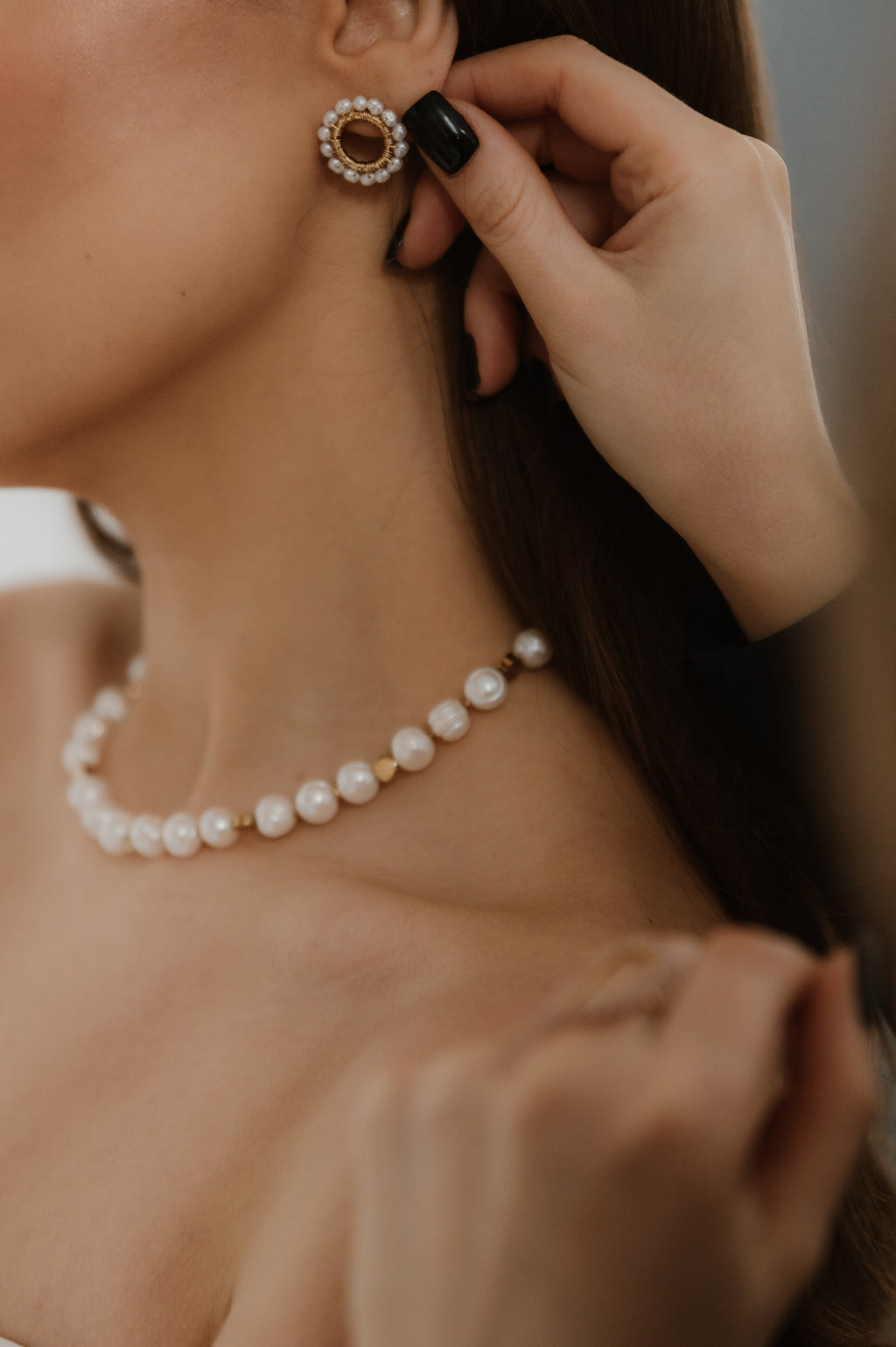 Naszyjnik Love VIVIENNE z pereł