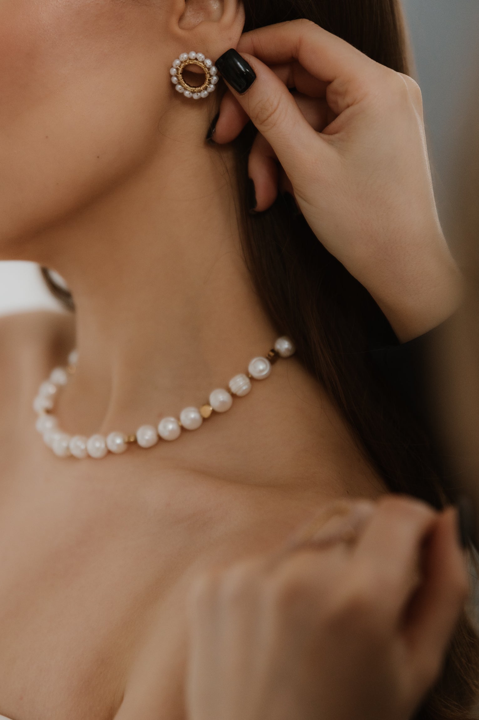 Naszyjnik Love VIVIENNE z pereł