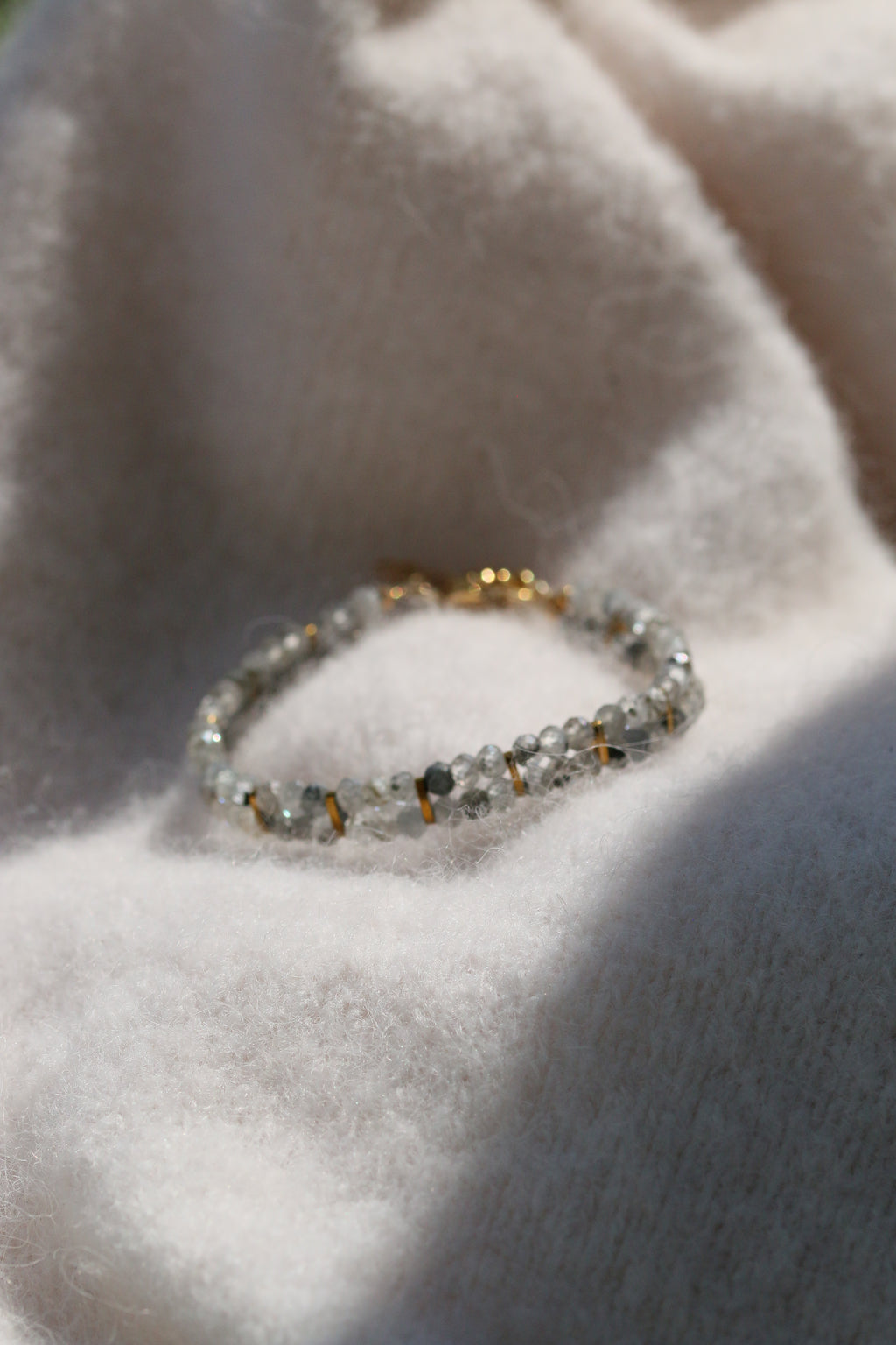 Podwójna bransoletka ELLIS z cyrkonu