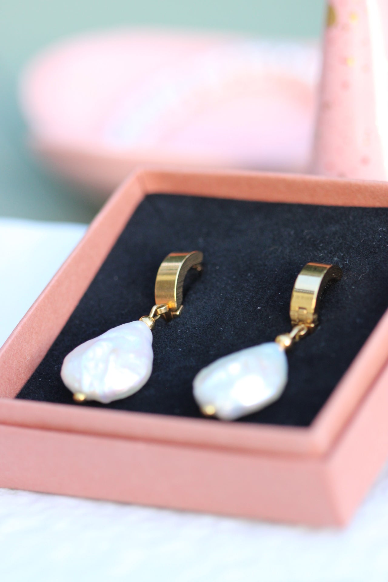 Kolczyki Love ARIA łezki z pereł