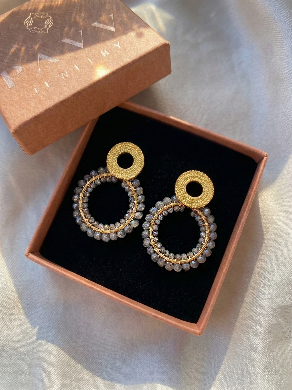 Kolczyki Queen ELISABETH z labradorytu