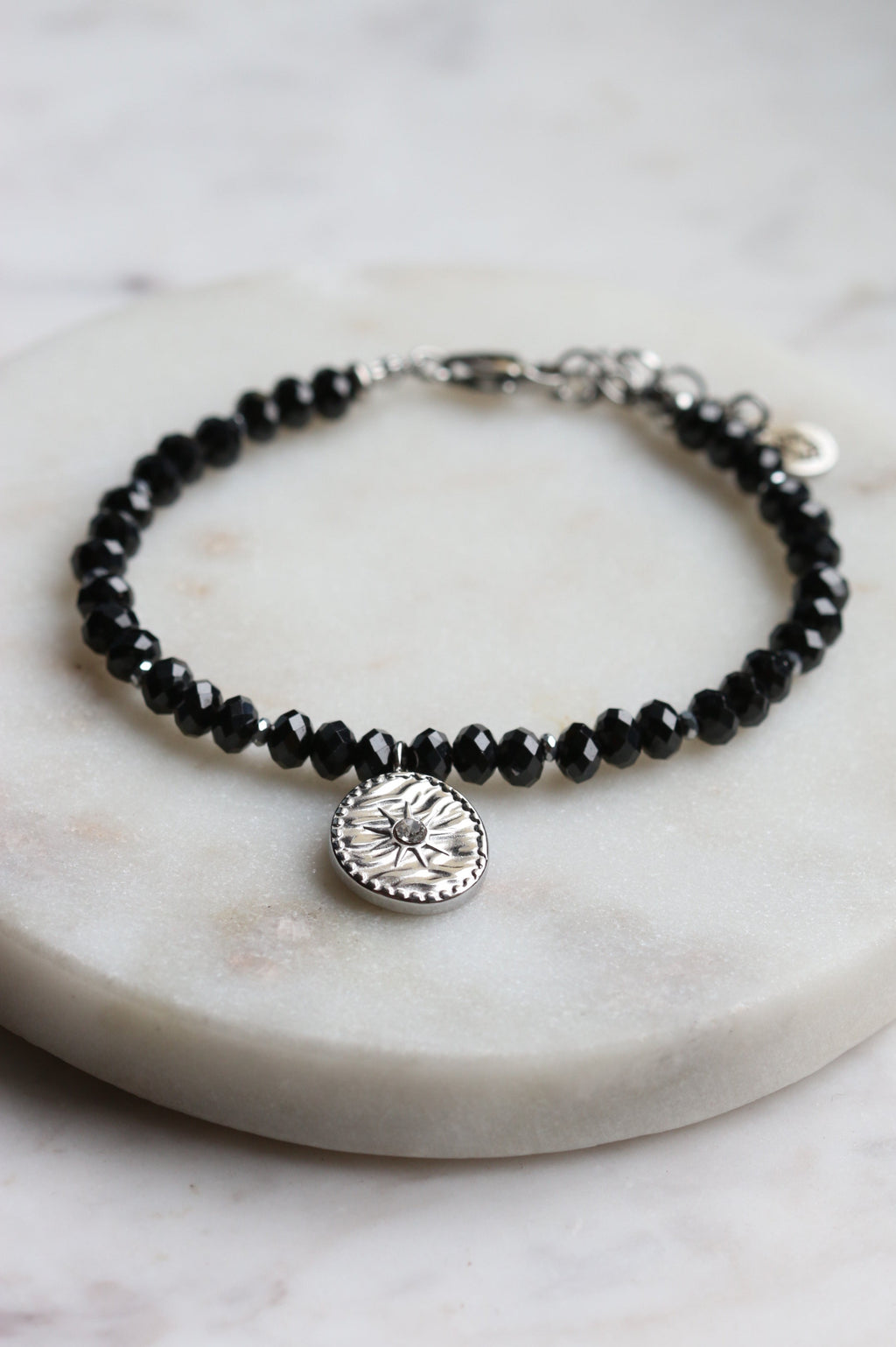 Bransoletka EVA z czarnego turmalinu