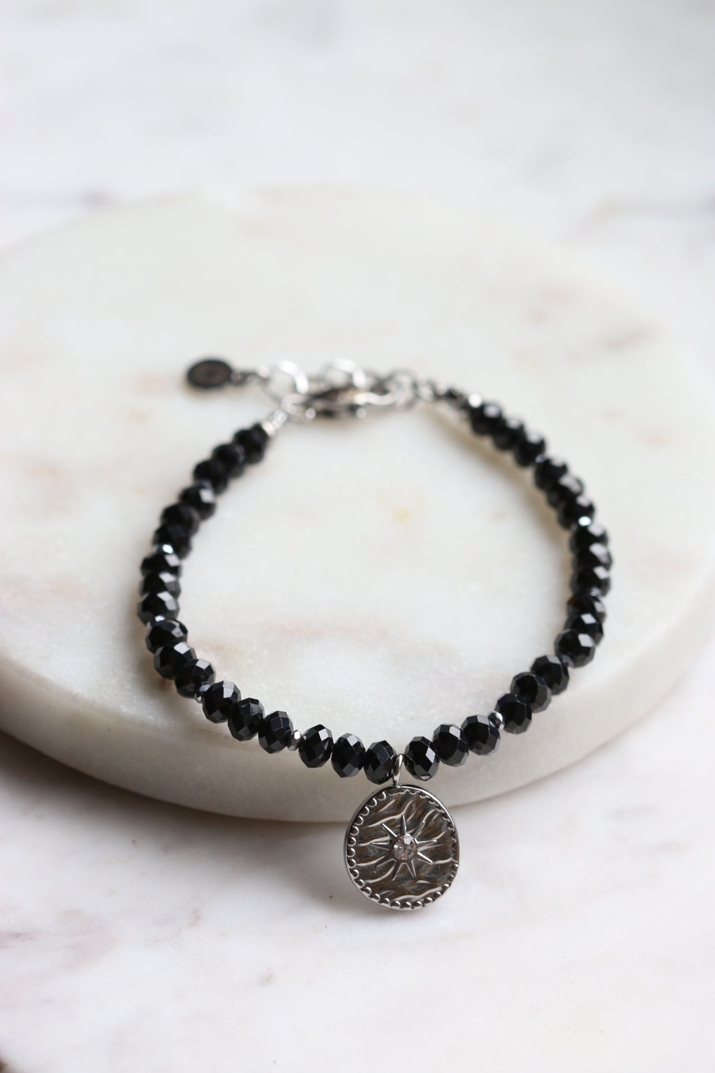 Bransoletka EVA z czarnego turmalinu