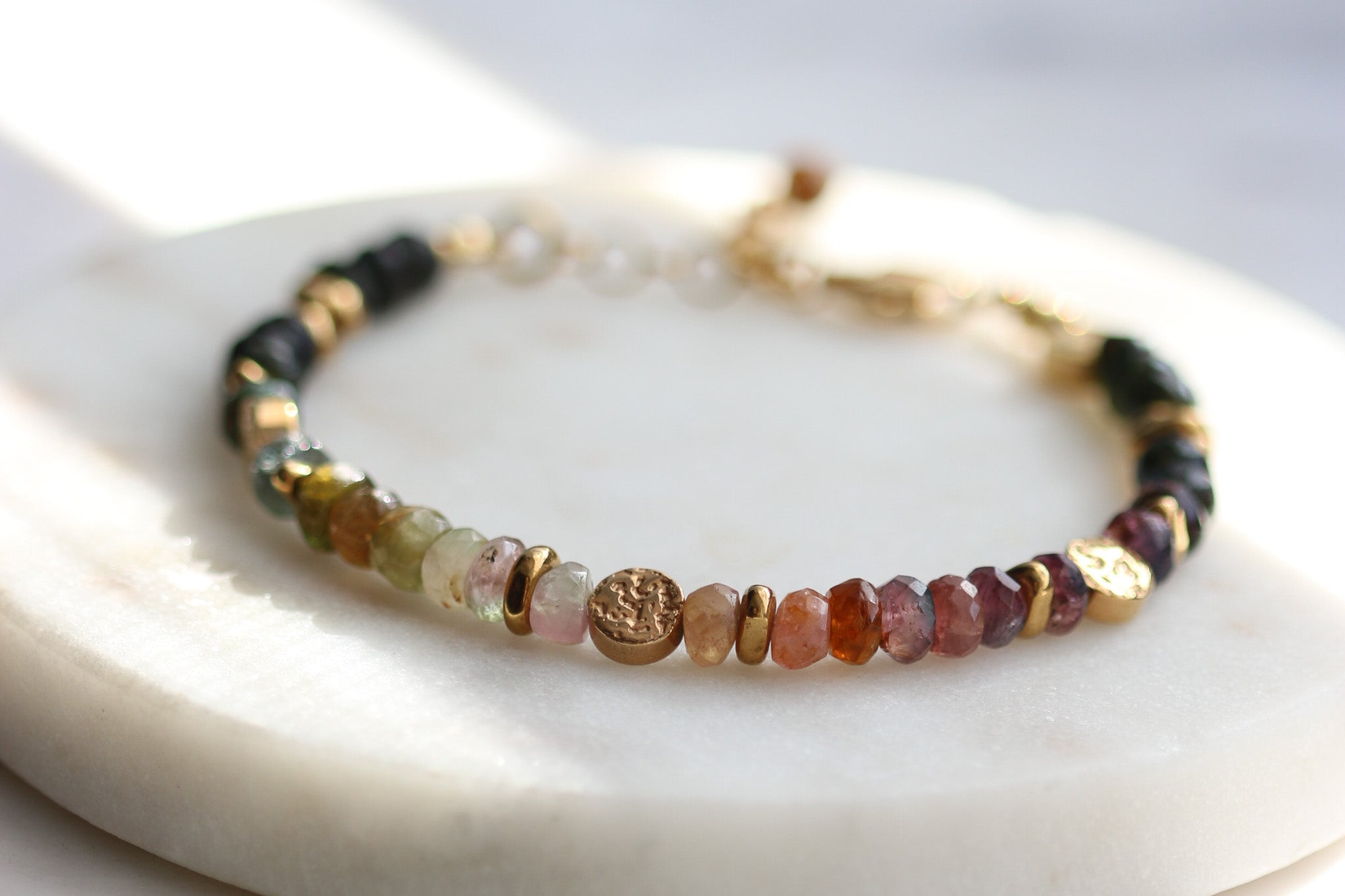 Bransoletka LIVIA DARK z turmalinu