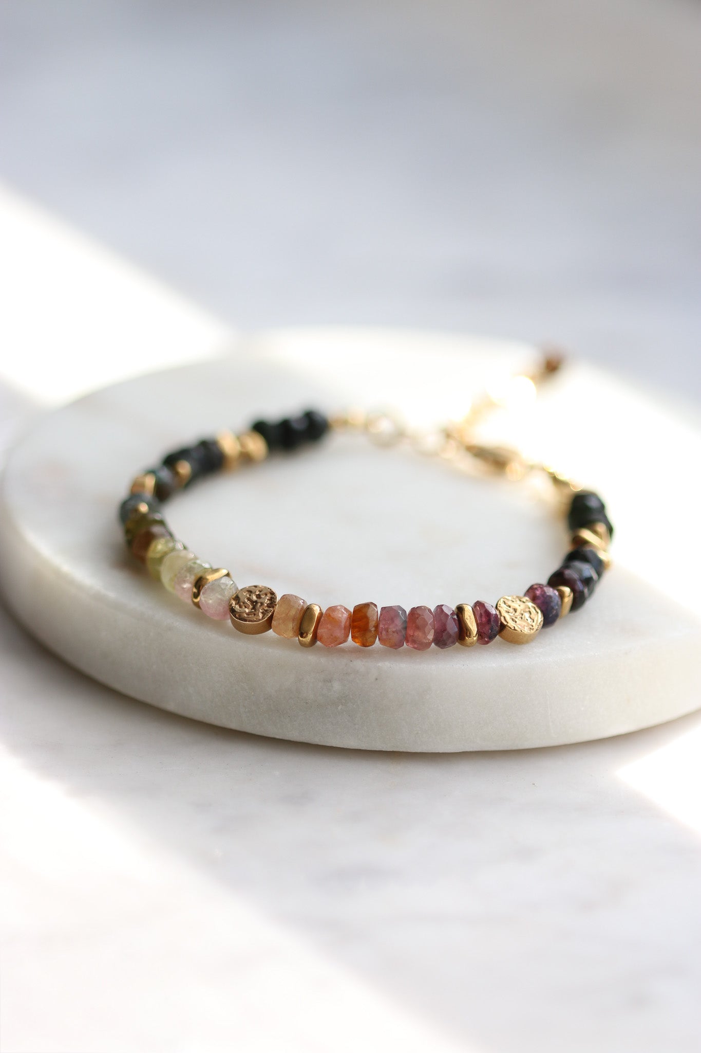 Bransoletka LIVIA DARK z turmalinu