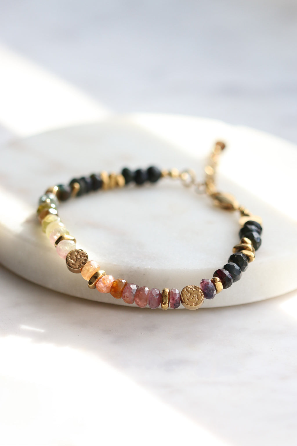 Bransoletka LIVIA DARK z turmalinu