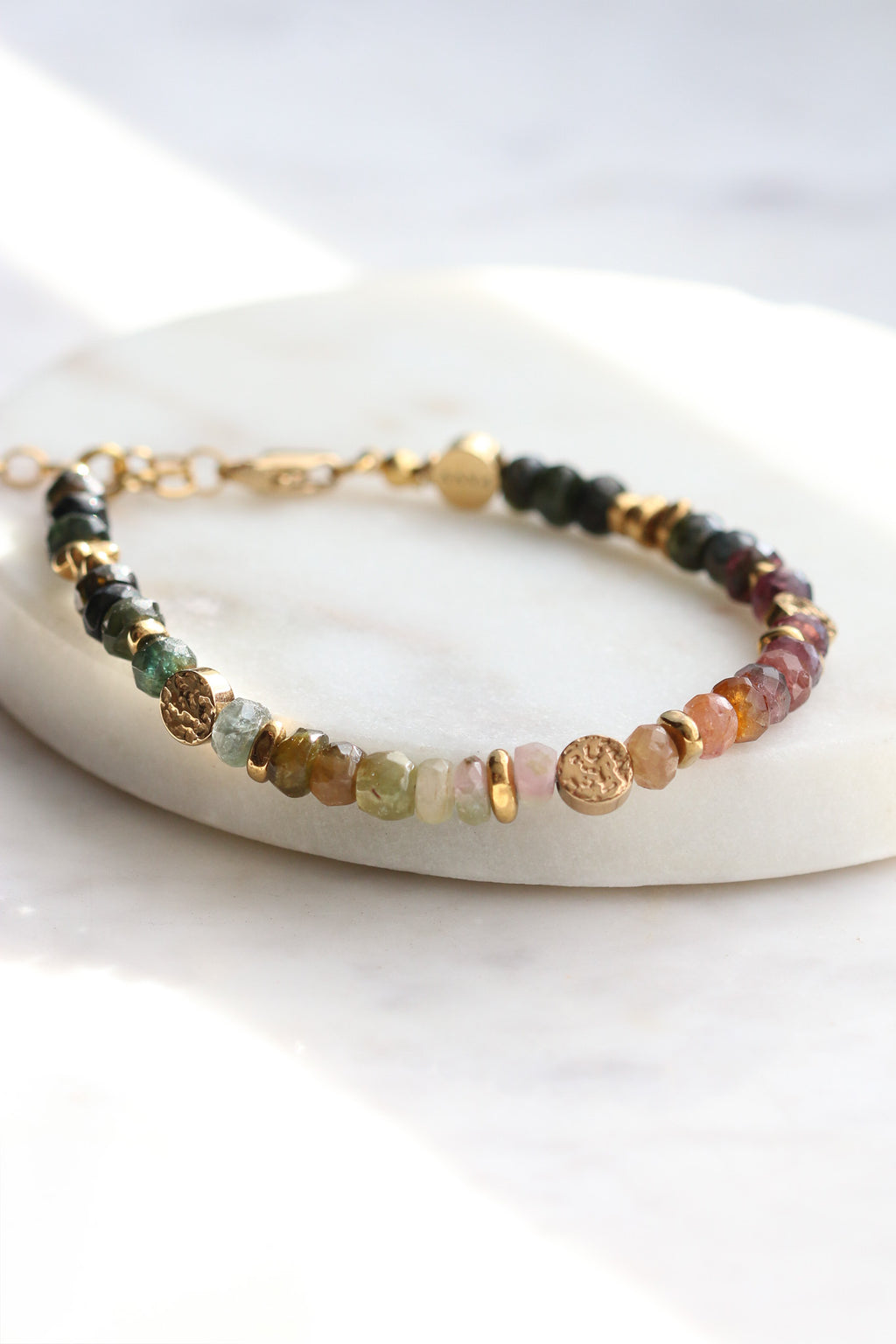 Bransoletka LIVIA DARK z turmalinu