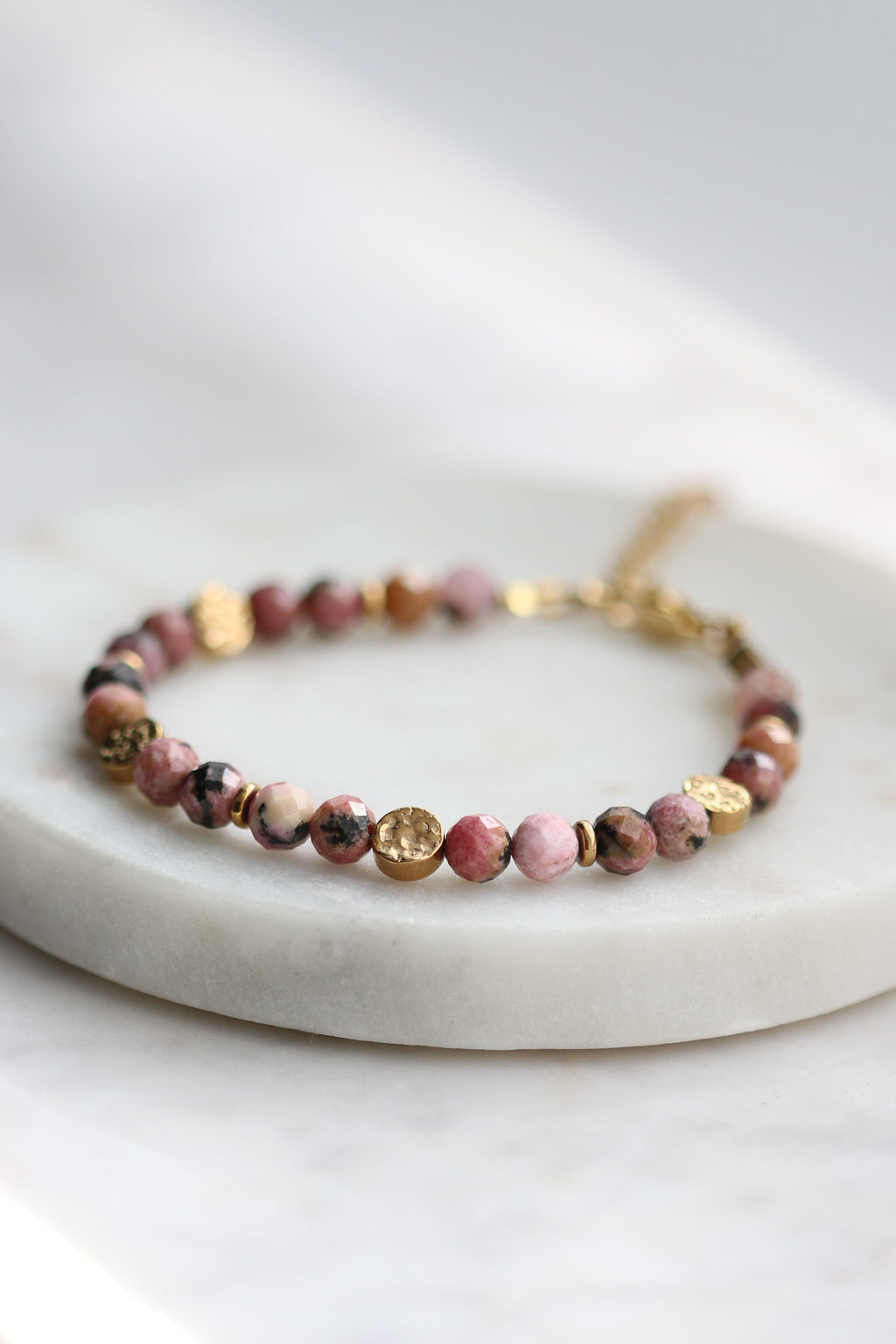 Bransoletka ROSEA z rodochrozytu