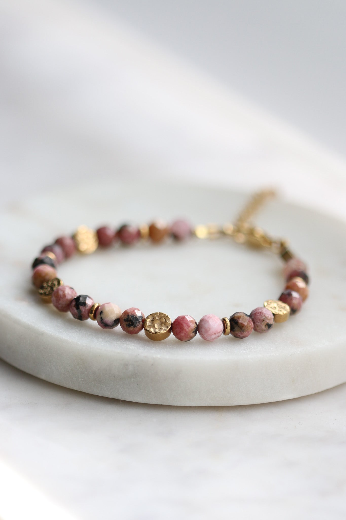 Bransoletka ROSEA z rodochrozytu