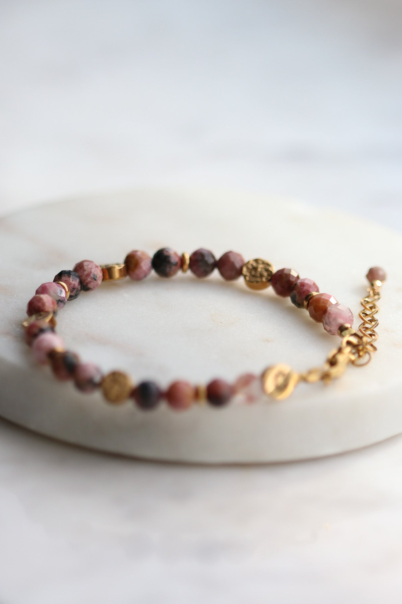 Bransoletka ROSEA z rodochrozytu
