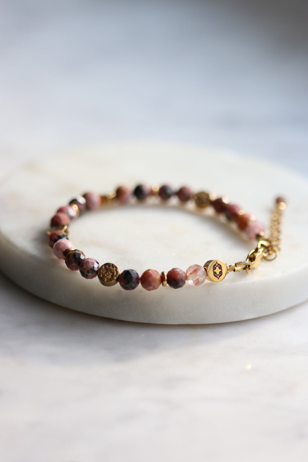 Bransoletka ROSEA z rodochrozytu