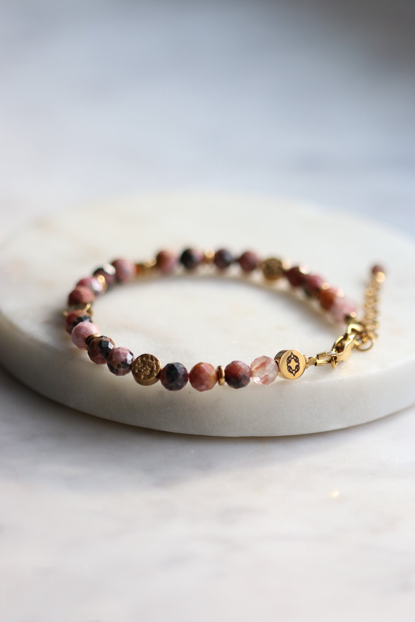 Bransoletka ROSEA z rodochrozytu