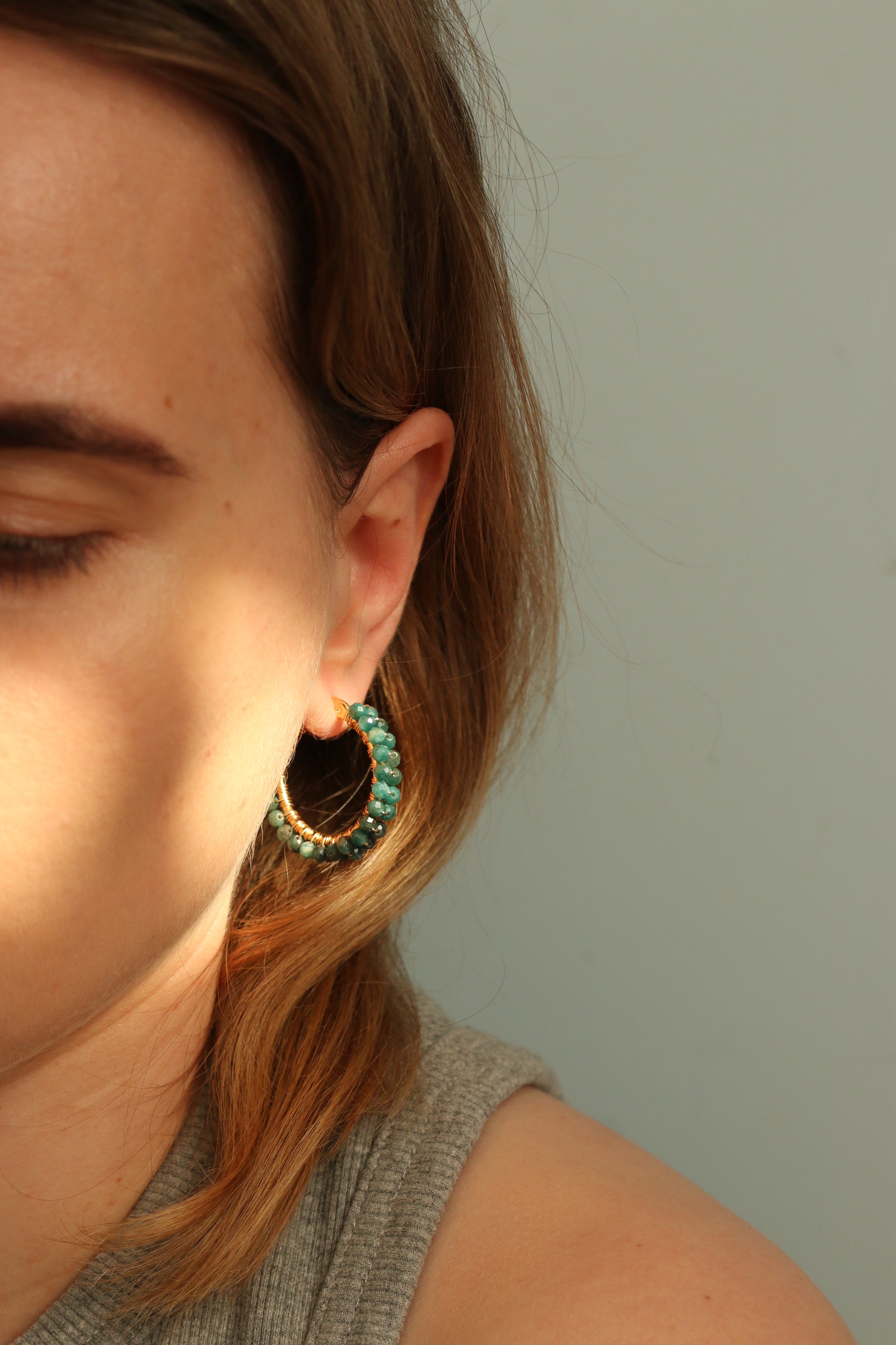 Kolczyki Hoop Princess GOSHA z werdytu