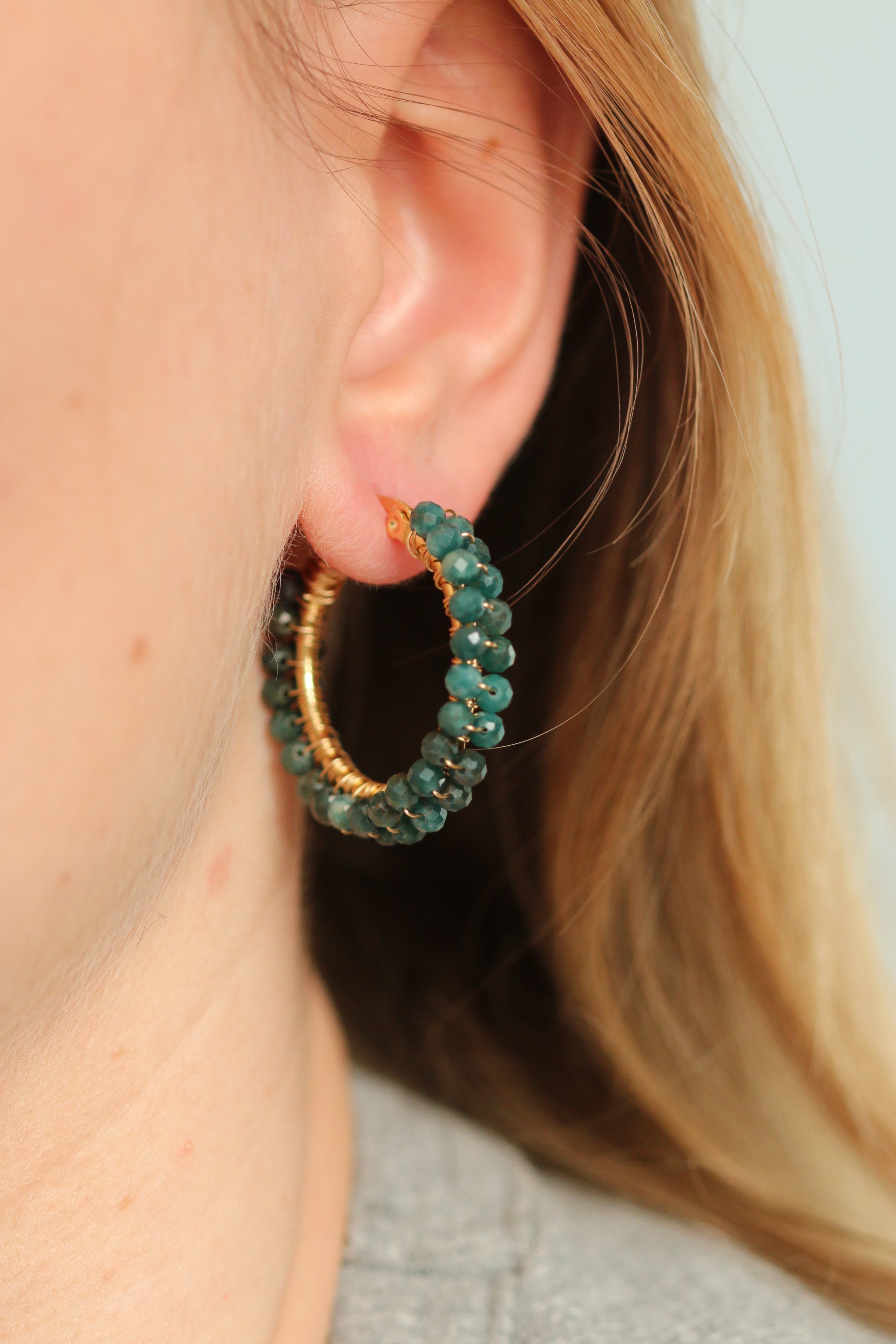 Kolczyki Hoop Princess GOSHA z werdytu