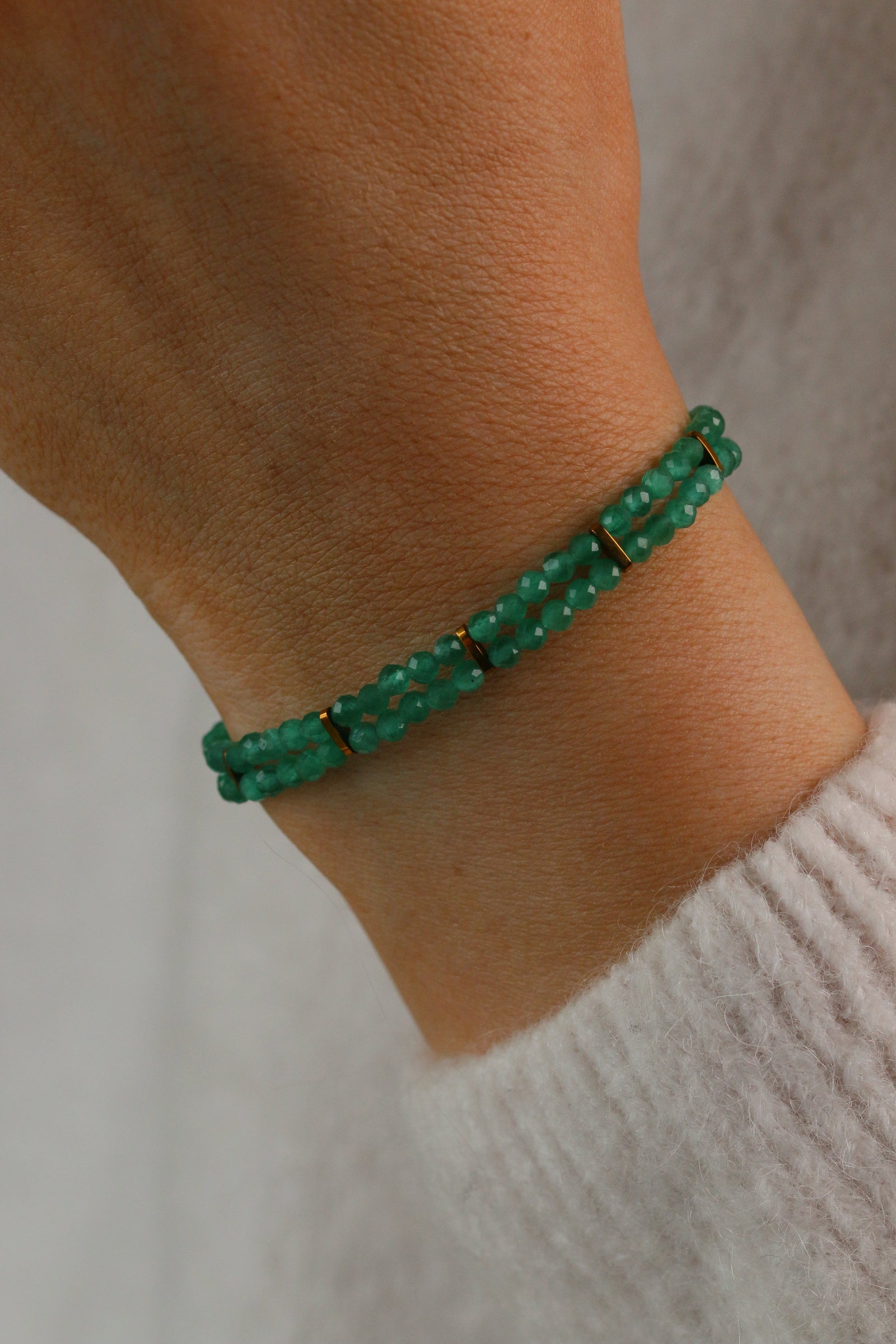 joanne • podwójna bransoletka z uleksytu