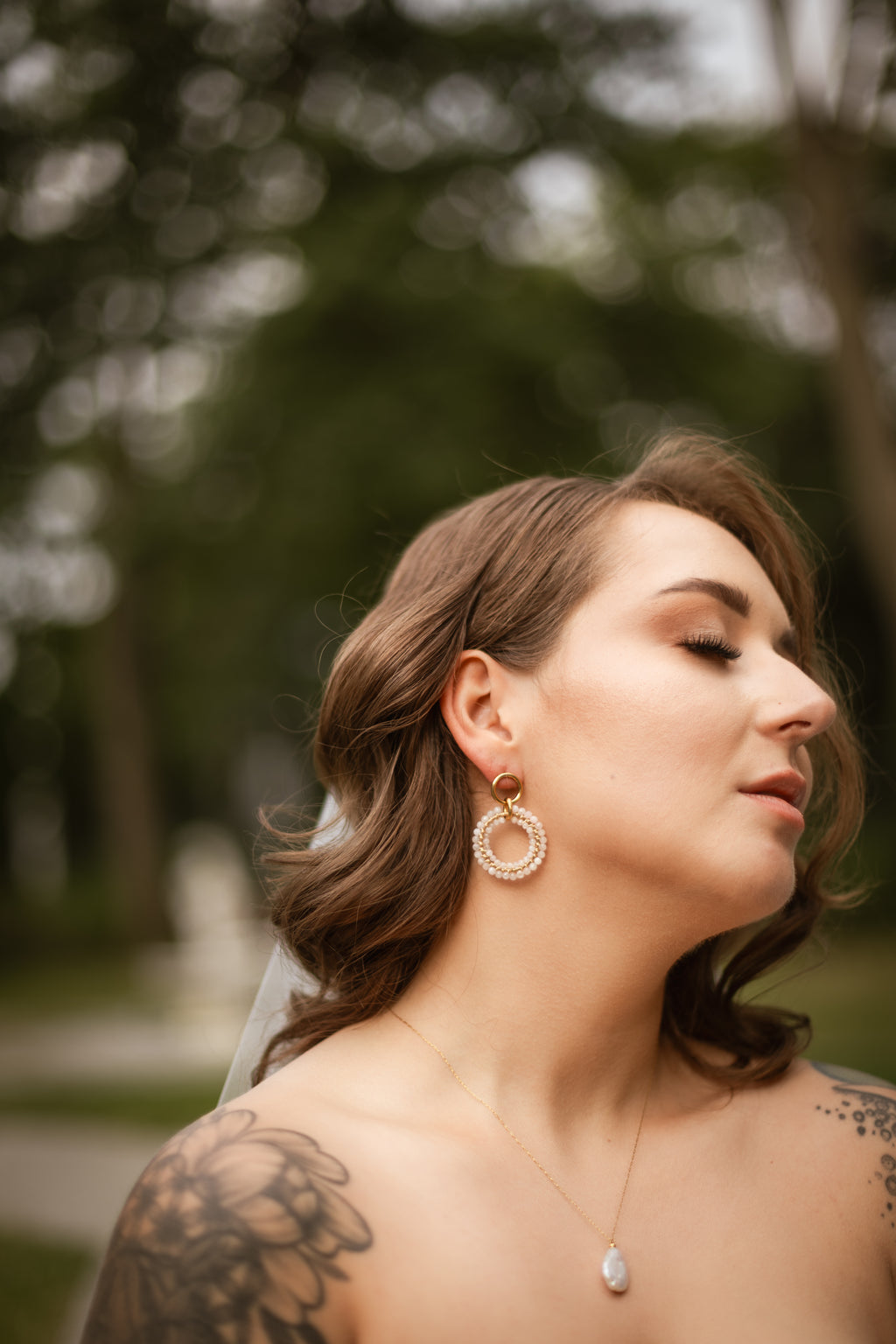 Kolczyki Love ELISE z morganitu