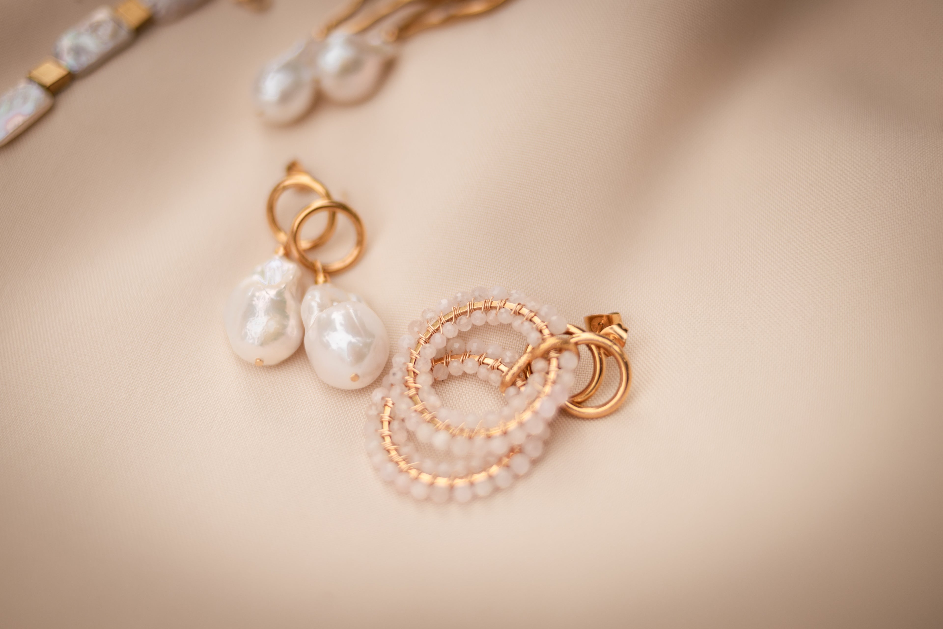 Kolczyki Love ELISE z morganitu