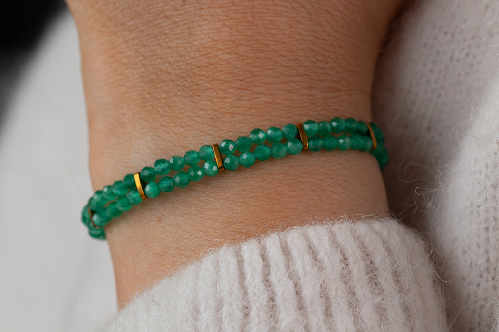 joanne • podwójna bransoletka z uleksytu